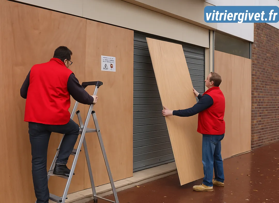 Mise en sécurité fermeture provisoire Givet